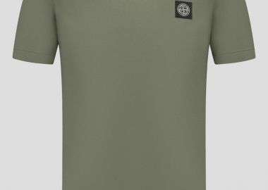 STONE ISLAND Ανδρικό Cotton T-shirt In Green - STONE ISLAND - 