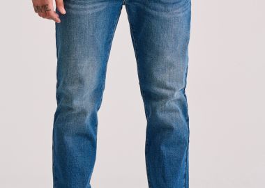 Straight fit τζιν παντελόνι με whisker details - FUNKY BUDDHA - 