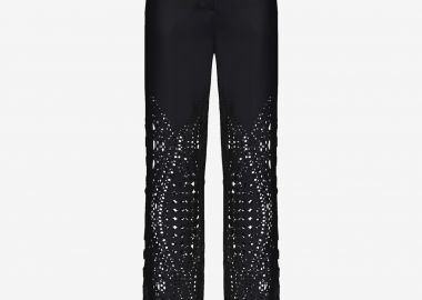 Straight Line Pants in Black - Cutcuutur - 