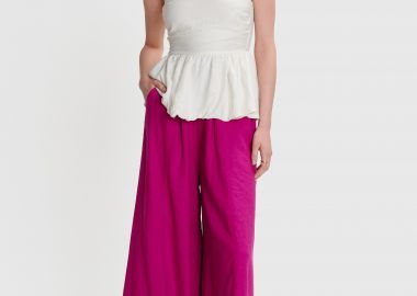Στράπλες τοπ με peplum - 5206634930576 -  - 