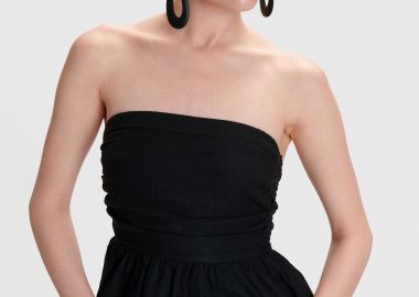 Στράπλες τοπ με peplum - 5206634930620 -  - 