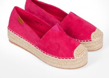 Suede εσπαντρίγιες με ραφές - Φούξια - Issue - 