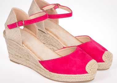 Suede εξώφτερνες εσπαντρίγιες - Φούξια - Issue - 