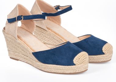 Suede εξώφτερνες εσπαντρίγιες - Μπλε - Issue - 