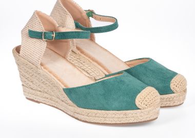 Suede εξώφτερνες εσπαντρίγιες - Πράσινο - Issue - 