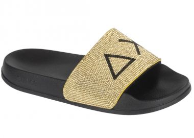 SUN68 Slippers Strass Logo X362111143 - SUN68 - 