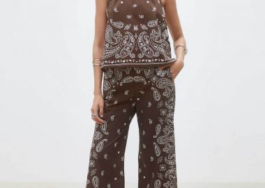 Suncoo Paris γυναικείο παντελόνι με bandana print 