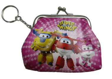 SUPER WINGS ΠΑΙΔΙΚΟ ΠΟΡΤΟΦΟΛΙ ΜΠΡΕΛΟΚ 1601 - ροζ - SUPER WINGS - 