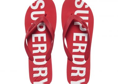 Superdry - SDCD CODE ESSENTIAL FLIP FLOP - RISK RED - Superdry - 