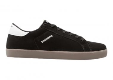 SUPERDRY Ανδρικά Παπούτσια Sneakers Suede SDJSH-SD10A Μαύρο - SUPERDRY - 