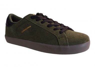 SUPERDRY Ανδρικά Παπούτσια Sneakers Suede SDJSH-SD11A Χακί - SUPERDRY - 