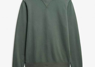 Superdry ανδρική μπλούζα φούτερ με κεντημένο λογότυπο Relaxed Fit 