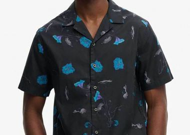 Superdry ανδρικό κοντομάνικο πουκάμισο με all-over print Relaxed Fit 