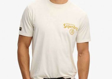Superdry ανδρικό T-shirt με graphic print Loose Fit 