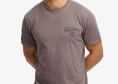 Superdry ανδρικό T-shirt με graphic print Loose Fit 