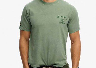 Superdry ανδρικό T-shirt με graphic print Loose Fit 