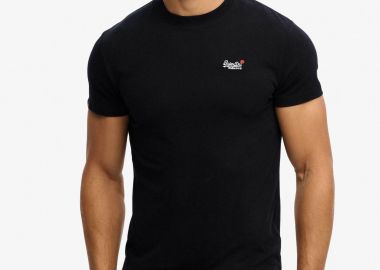 Superdry ανδρικό T-shirt με κεντημένο λογότυπο Regular Fit 