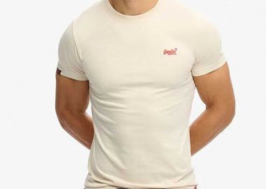 Superdry ανδρικό T-shirt με κεντημένο λογότυπο Slim Fit 