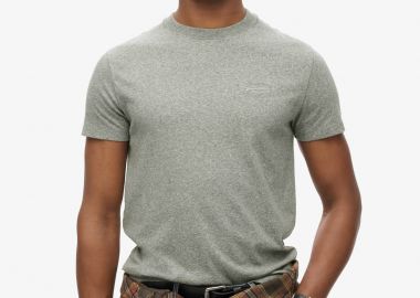 Superdry ανδρικό T-shirt με κεντημένο λογότυπο Slim Fit 