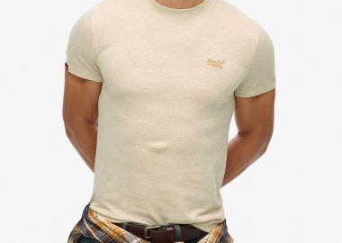 Superdry ανδρικό T-shirt με κεντημένο λογότυπο Slim Fit 