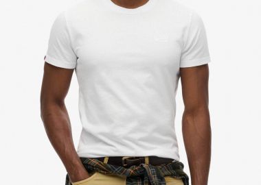 Superdry ανδρικό T-shirt με κεντημένο λογότυπο Slim Fit 