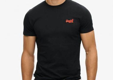 Superdry ανδρικό T-shirt με κεντημένο λογότυπο Slim Fit 