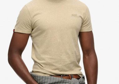 Superdry ανδρικό T-shirt με κεντημένο λογότυπο Slim Fit 