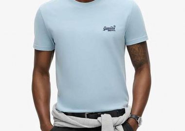 Superdry ανδρικό T-shirt με κεντημένο λογότυπο Slim Fit 
