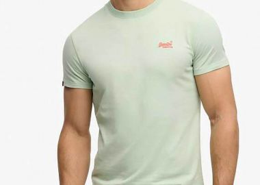 Superdry ανδρικό T-shirt με κεντημένο λογότυπο Slim Fit 