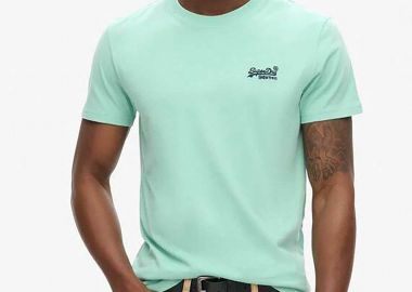 Superdry ανδρικό T-shirt με κεντημένο λογότυπο Slim Fit 