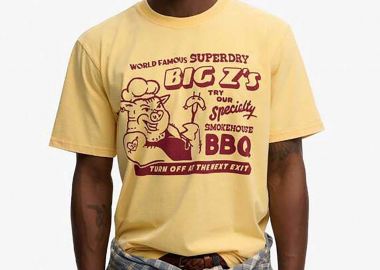 Superdry ανδρικό T-shirt με print Loose Fit 