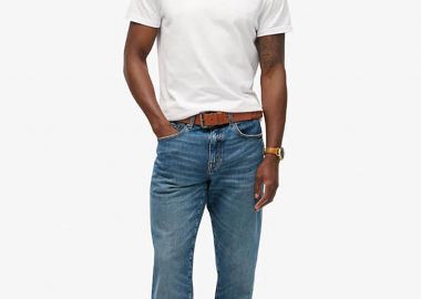 Superdry ανδρικό τζιν παντελόνι πεντάτσεπο Slim Straight Fit 