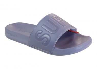 SUPERDRY Γυναιεία Παπούτσια Παντόφλες Core Pool Sliders WF310237A-B9M Iced Purple - SUPERDRY - 