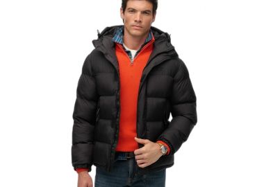 SUPERDRY M5012250A-02Α ΜΠΟΥΦΑΝ ΚΟΥΚΟΥΛΑ BLACK - Superdry - 