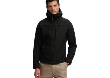 SUPERDRY M5012327A-02A SOFTSHELL TREKKER BLACK - Superdry - 