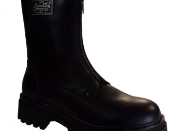 SUPERDRY Shoes Γυναικεία Παπούτσια Μποτάκια Αρβυλάκια SPD-154 Μαύρο - SUPERDRY - 