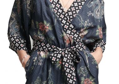 Superdry Vintage Kimono Playsuit W8011024A-6WJ Γυναικείο - Superdry - 