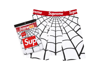 Supreme x Hanes SpiderMan Boxer Briefs 2 Pack 'White' SS26A66WHITE MBS - Supreme - 