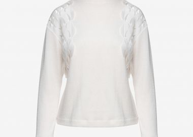 Sweater in White - Cutcuutur - 