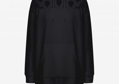 Sweatshirt Dress in Black - Cutcuutur - 
