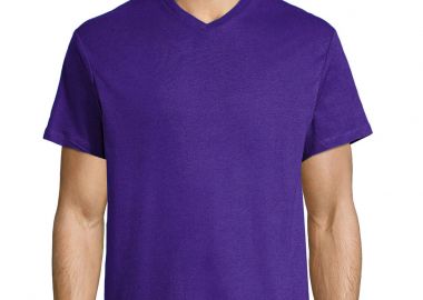 T-Shirt 11155 SOL'S Master Greek V-Neck Jersey 150g Dark Purple - SOLS - 