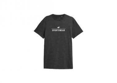 T-shirt 4F M H4L22-TSM354 dark gray melanz - 4f - 