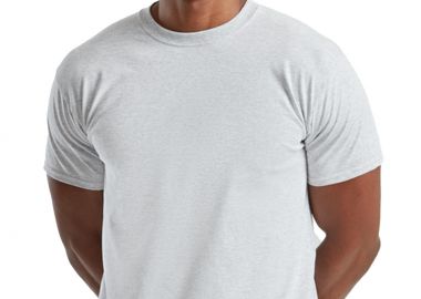 T-Shirt 61-044-0 Fruit of the Loom Super Premium Heather Grey - Fruit of the Loom - 
