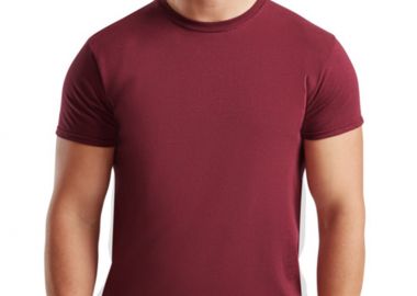 T-Shirt 61-430-0 Fruit of the Loom Iconic 150 Slim Fit Burgundy - Fruit of the Loom - 