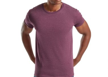 T-Shirt 61-430-0 Fruit of the Loom Iconic 150 Slim Fit Heather Burgundy - Fruit of the Loom - 