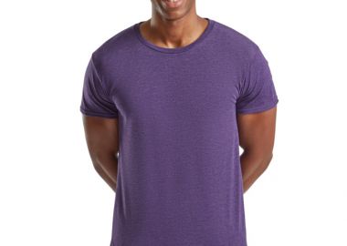 T-Shirt 61-430-0 Fruit of the Loom Iconic 150 Slim Fit Heather Purple - Fruit of the Loom - 