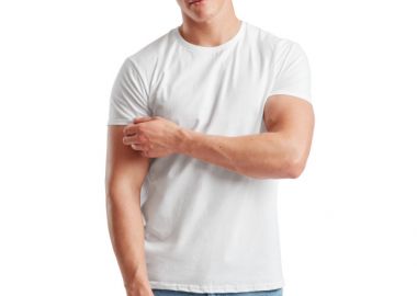 T-Shirt 61-430-0 Fruit of the Loom Iconic 150 Slim Fit White - Fruit of the Loom - 
