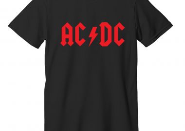 T-Shirt ACDC Logo Art Rock Avenue Black - Rock Avenue - 