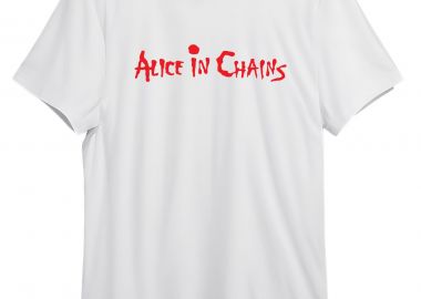 T-Shirt Alice In Chains Logo Name Art Rock Avenue White - Rock Avenue - 