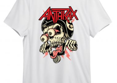T-Shirt Anthrax Rock Avenue White - Rock Avenue - 